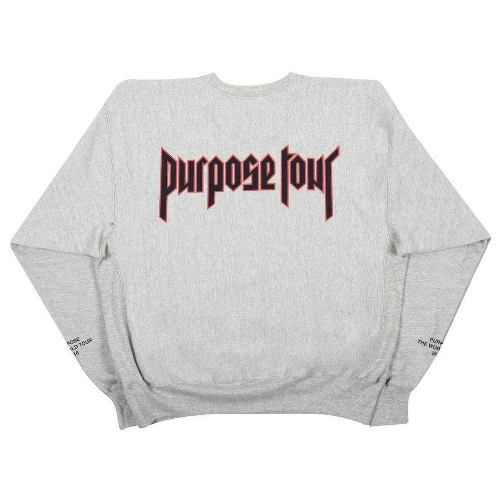 Staff Stage Crewneck Sweatshirt 
Justin Bieber